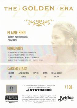 2022 Brixton Golden Era #23 Elaine King Back